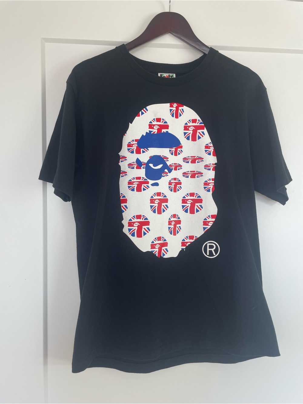 BAPE London Union Jack Black Tshirt